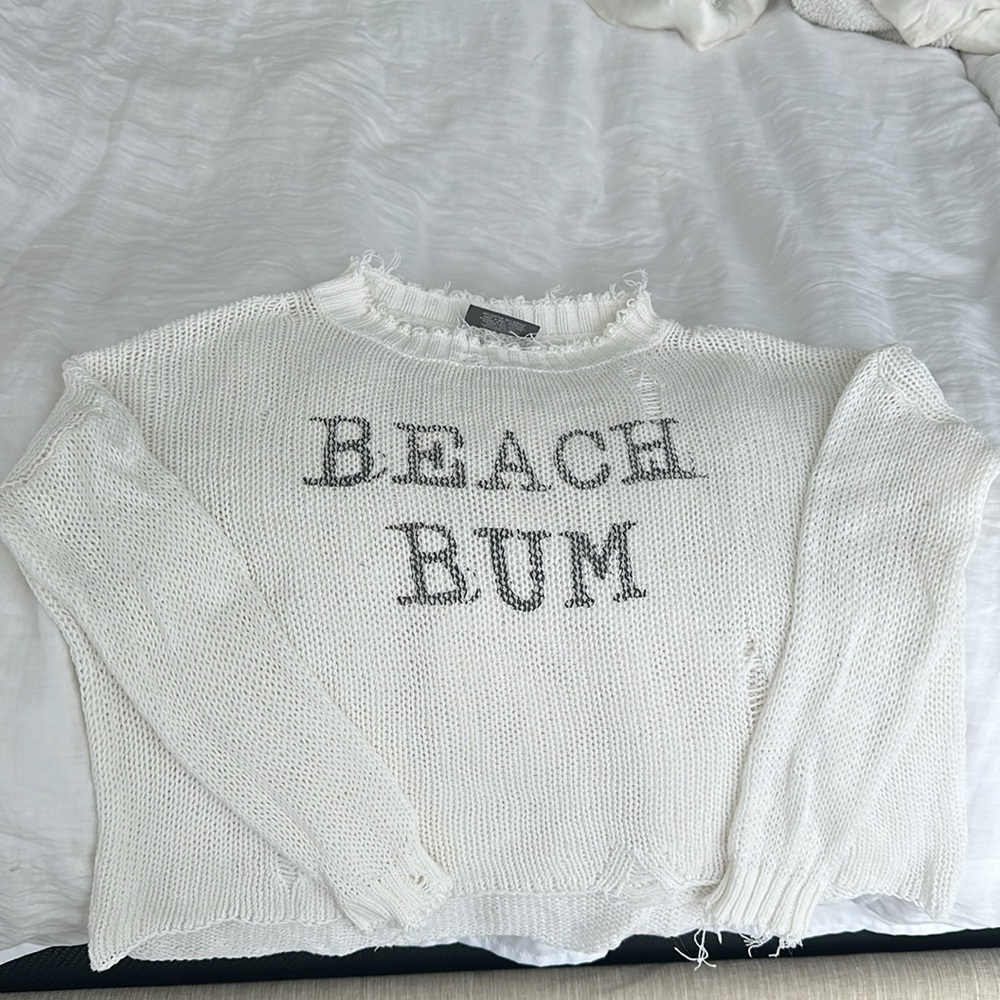 Wooden Ships White Beach Rum Sweater - Picture 2 of 4